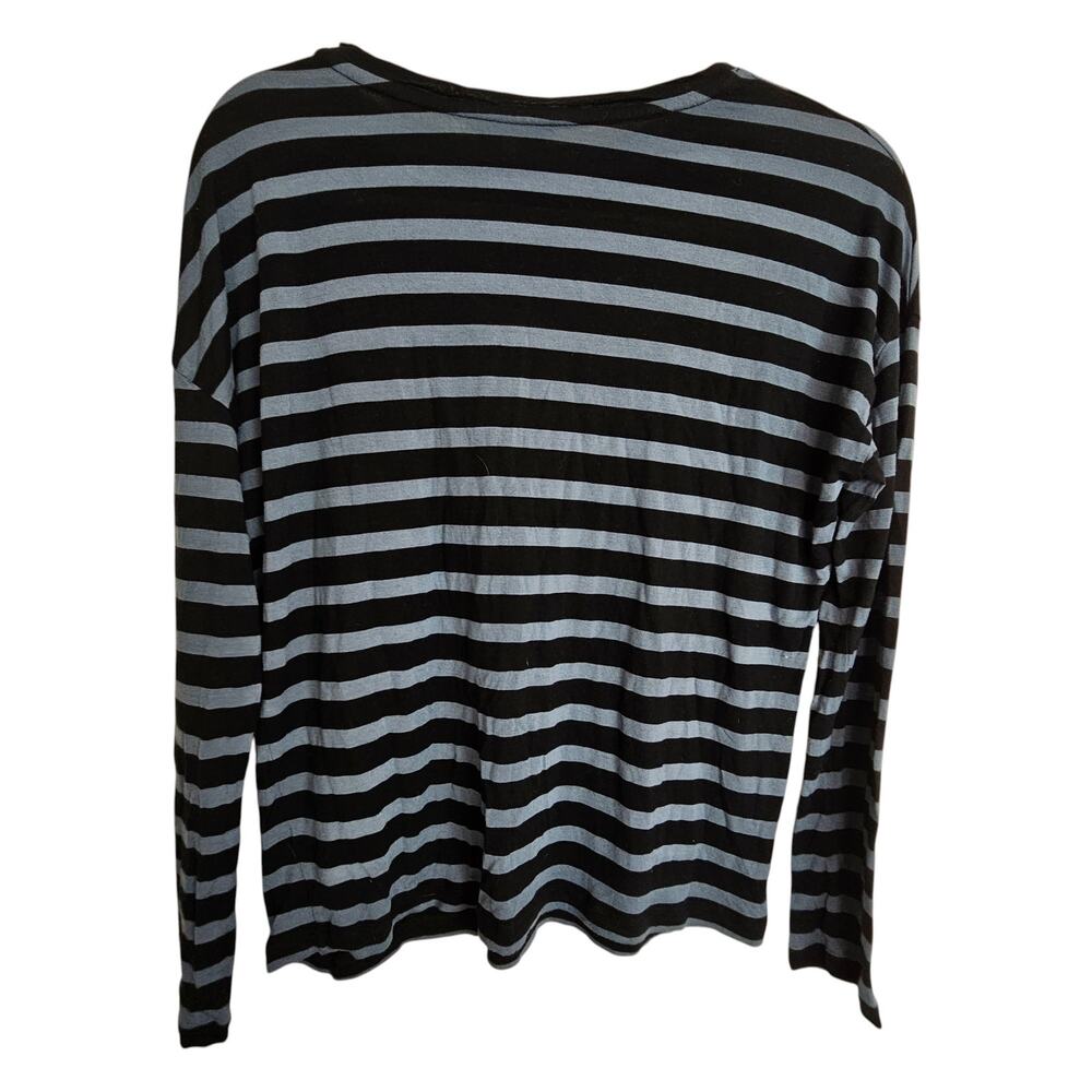 Vince Womens Striped T-Shirt Sz S Quiet Luxury Minimalist Casual Preppy Capsule